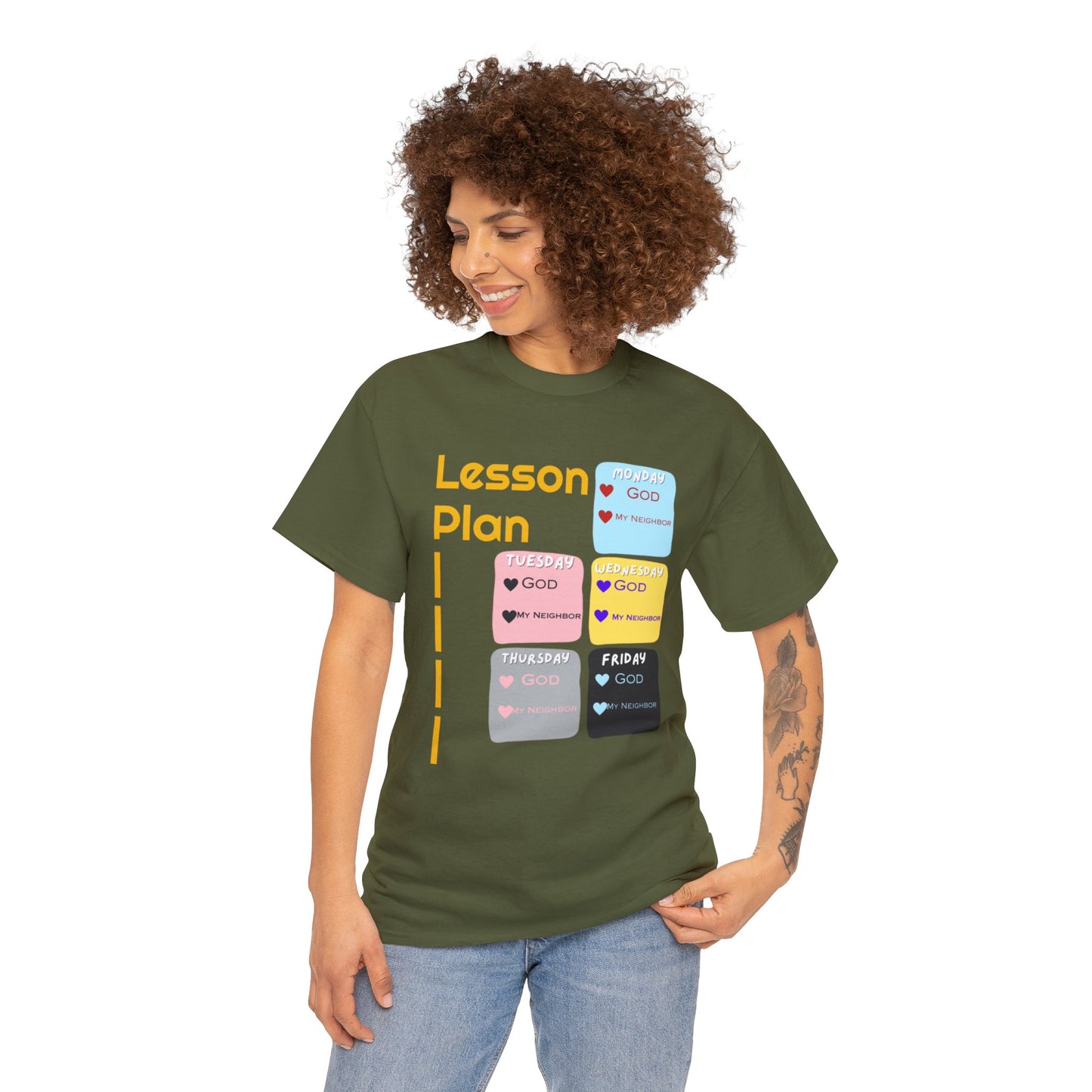 Lesson Plan Unisex Heavy Cotton Tee