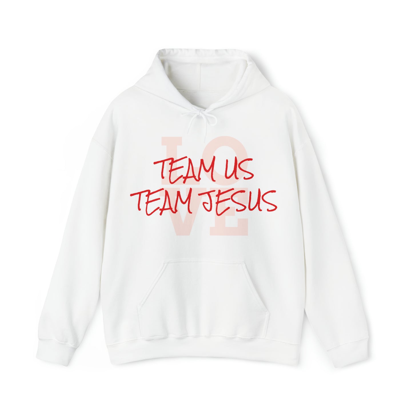 Team Us Team Jesus Unisex Heavy Blend™ Hooded Sweatshirt