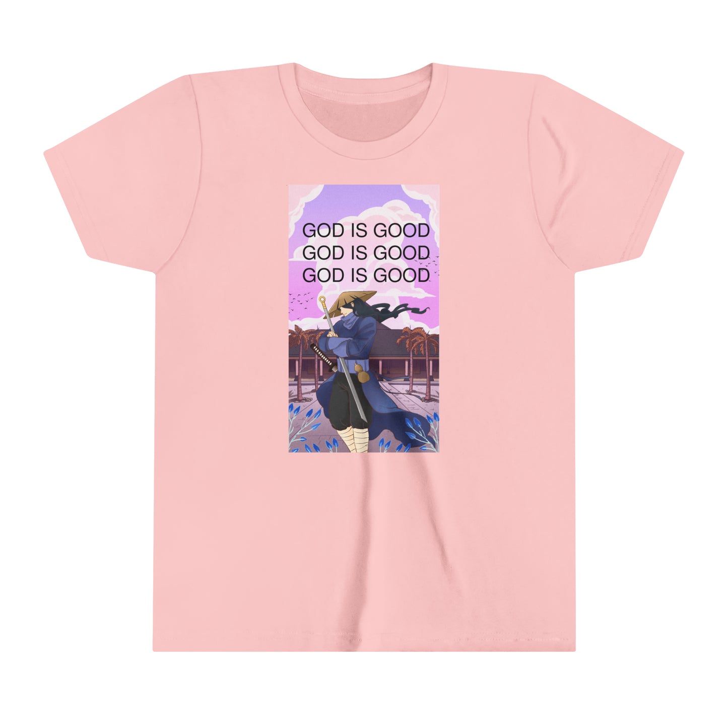 Anime God Is Good Youth Short Sleeve Tee