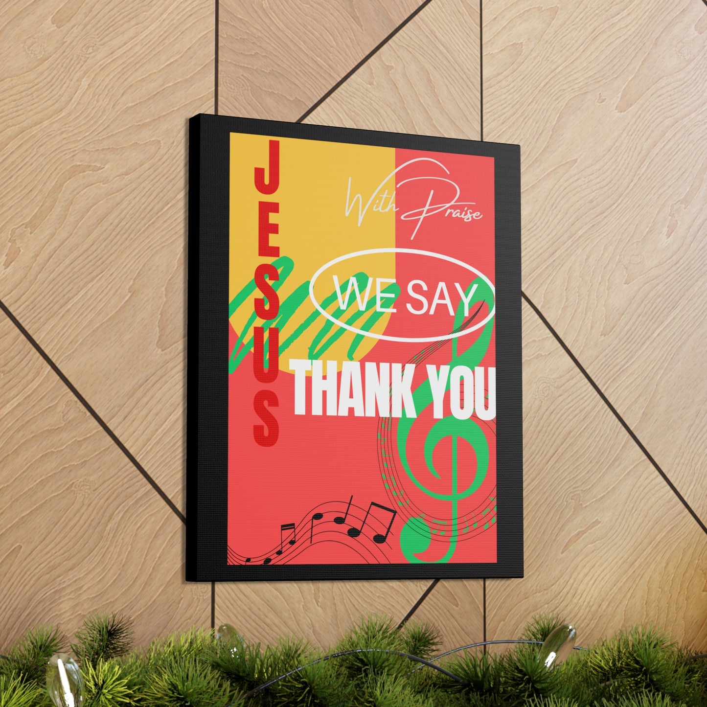 Thank You Jesus Canvas Gallery Wraps