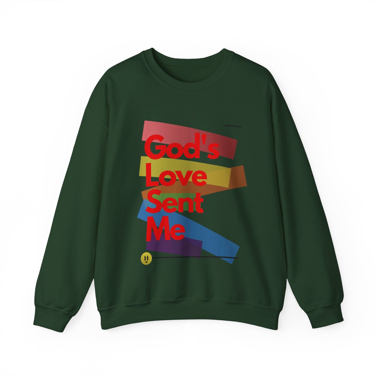 God's Love Sent Me Unisex Heavy Blend™ Crewneck Sweatshirt