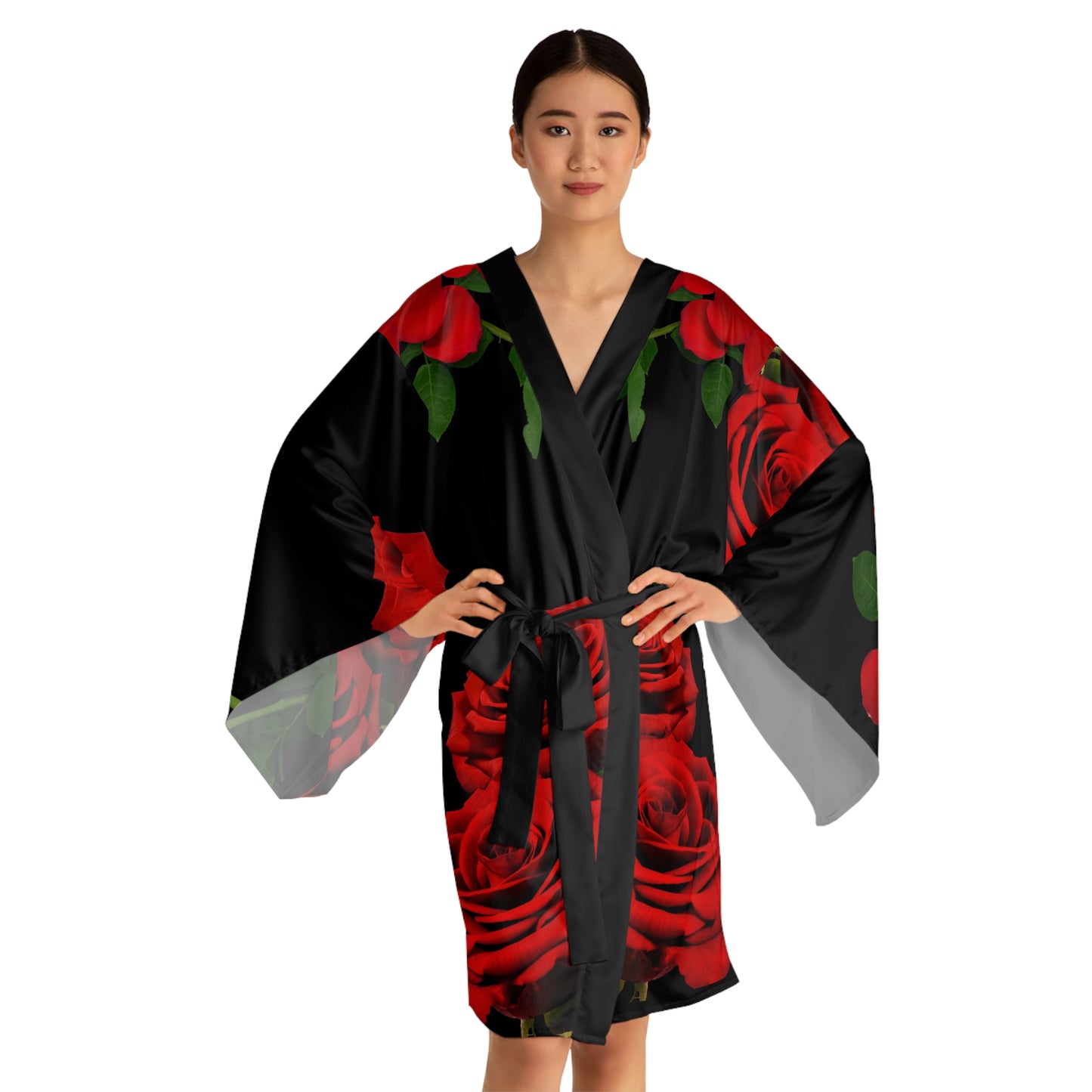 Love is Everlasting Long Sleeve Kimono Robe