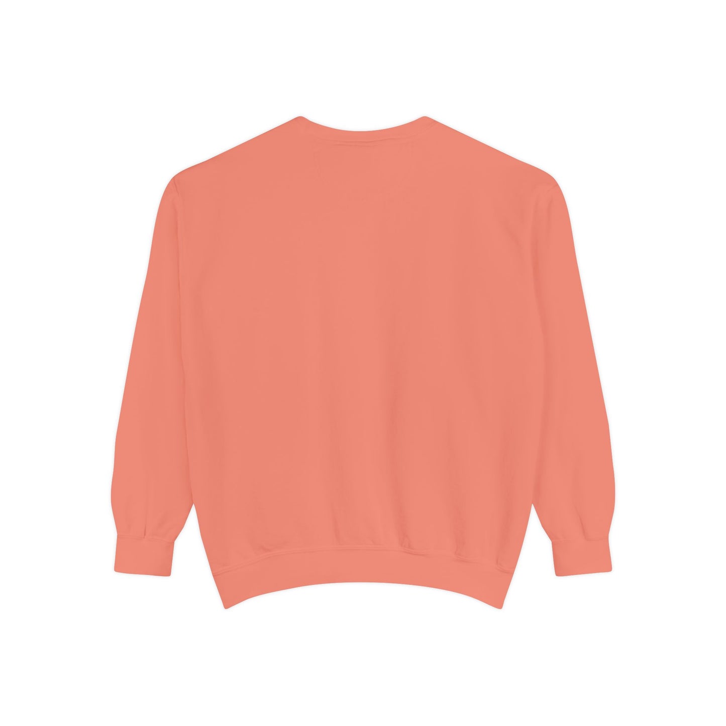 Garment-Dyed Sweatshirt Cozy Fall Autumn Give Thanks Graphic Llama