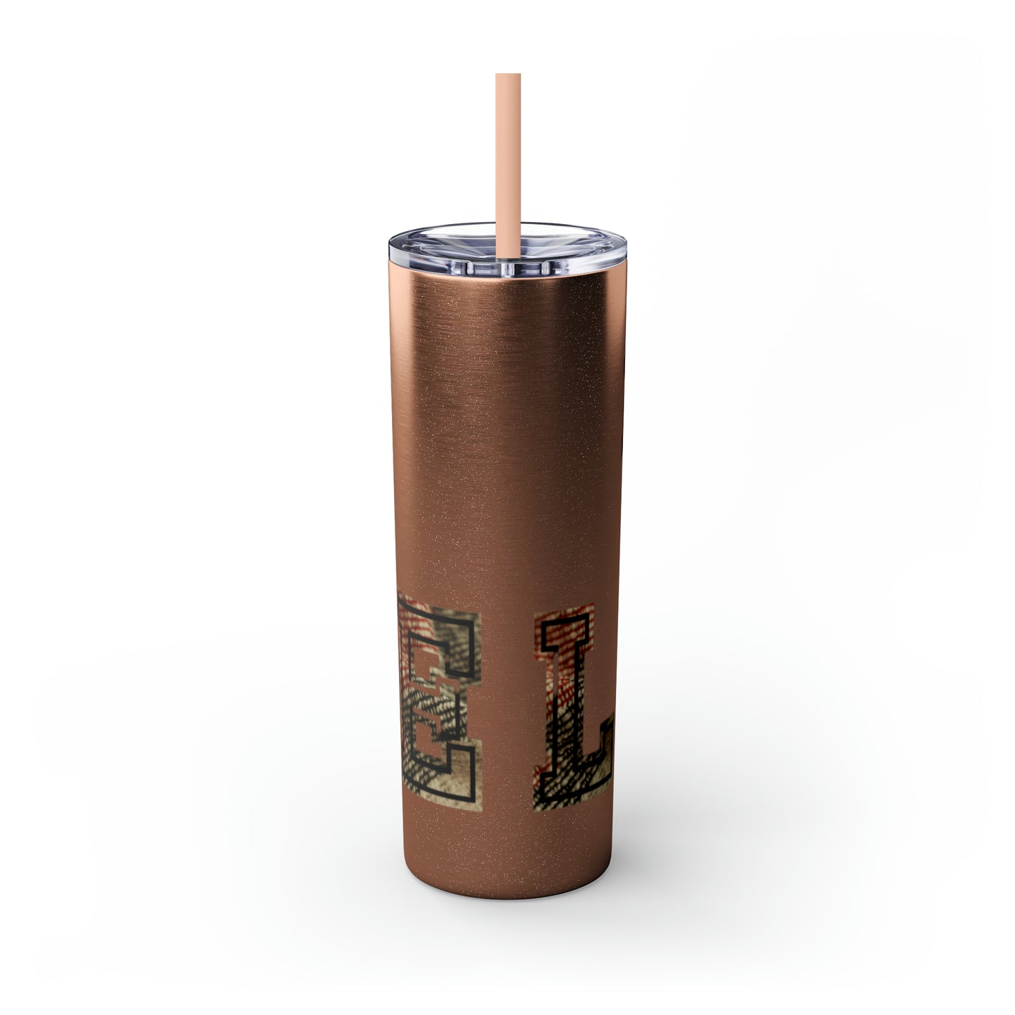 Faith in Love Skinny Tumbler with Straw, 20oz