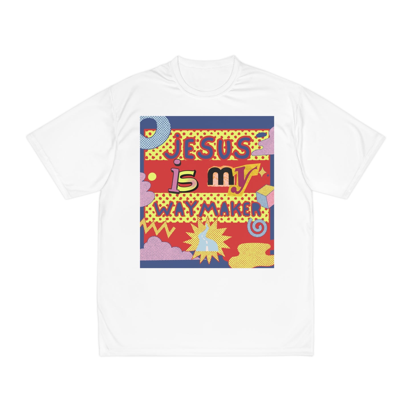 Jesus is my Waymaker Men's Performance T-Shirt