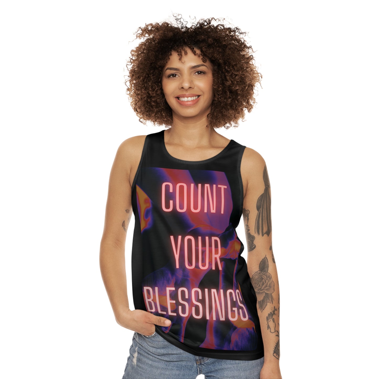 Count Your Blessings Unisex Tank Top