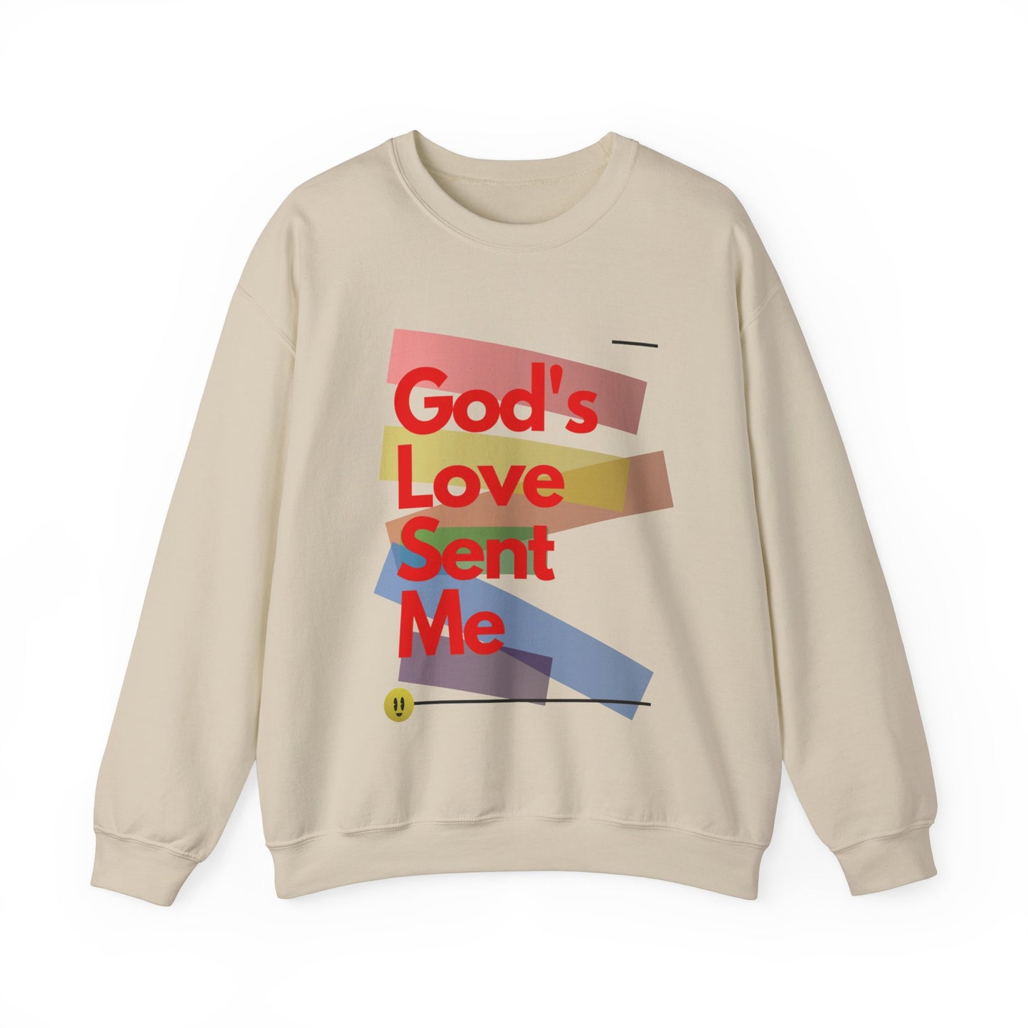 God's Love Sent Me Unisex Heavy Blend™ Crewneck Sweatshirt