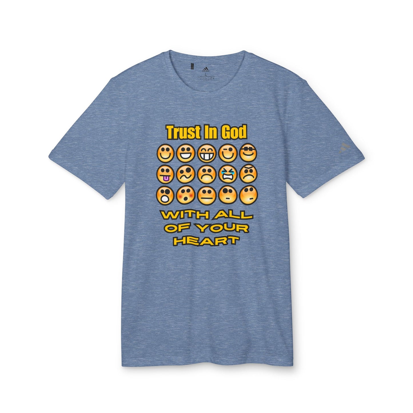 Trust in God Emoji Expression Unisex Tee