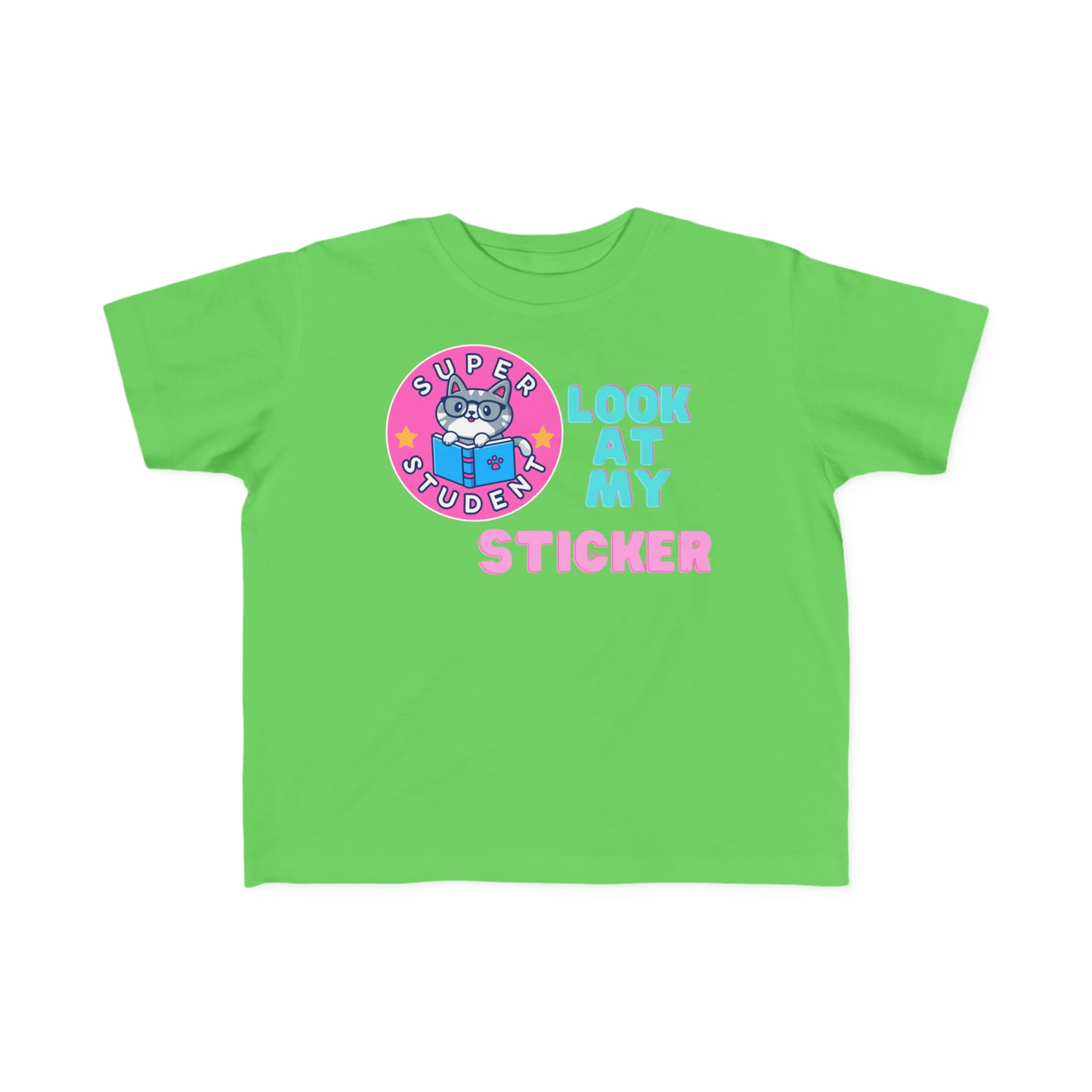 Look at My Sticker Toddler's Fine Jersey Tee