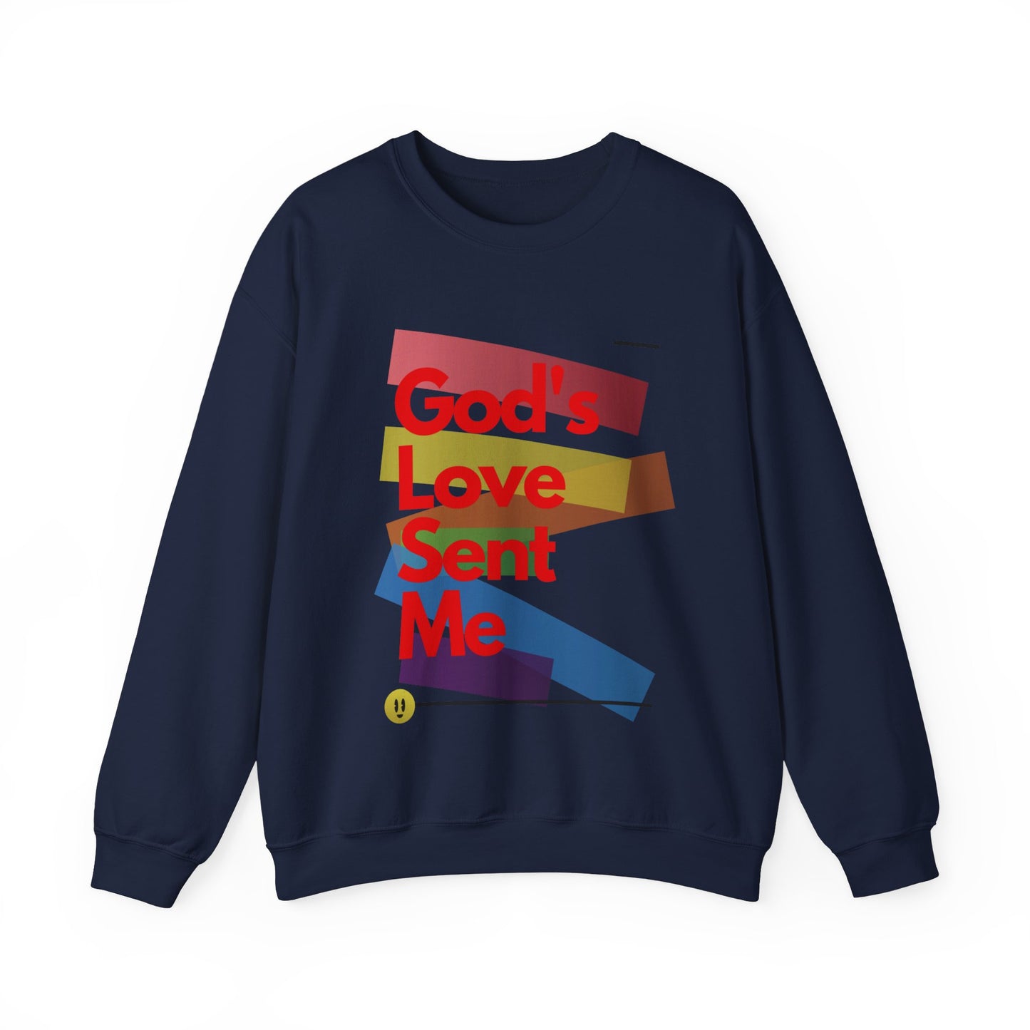 God's Love Sent Me Unisex Heavy Blend™ Crewneck Sweatshirt