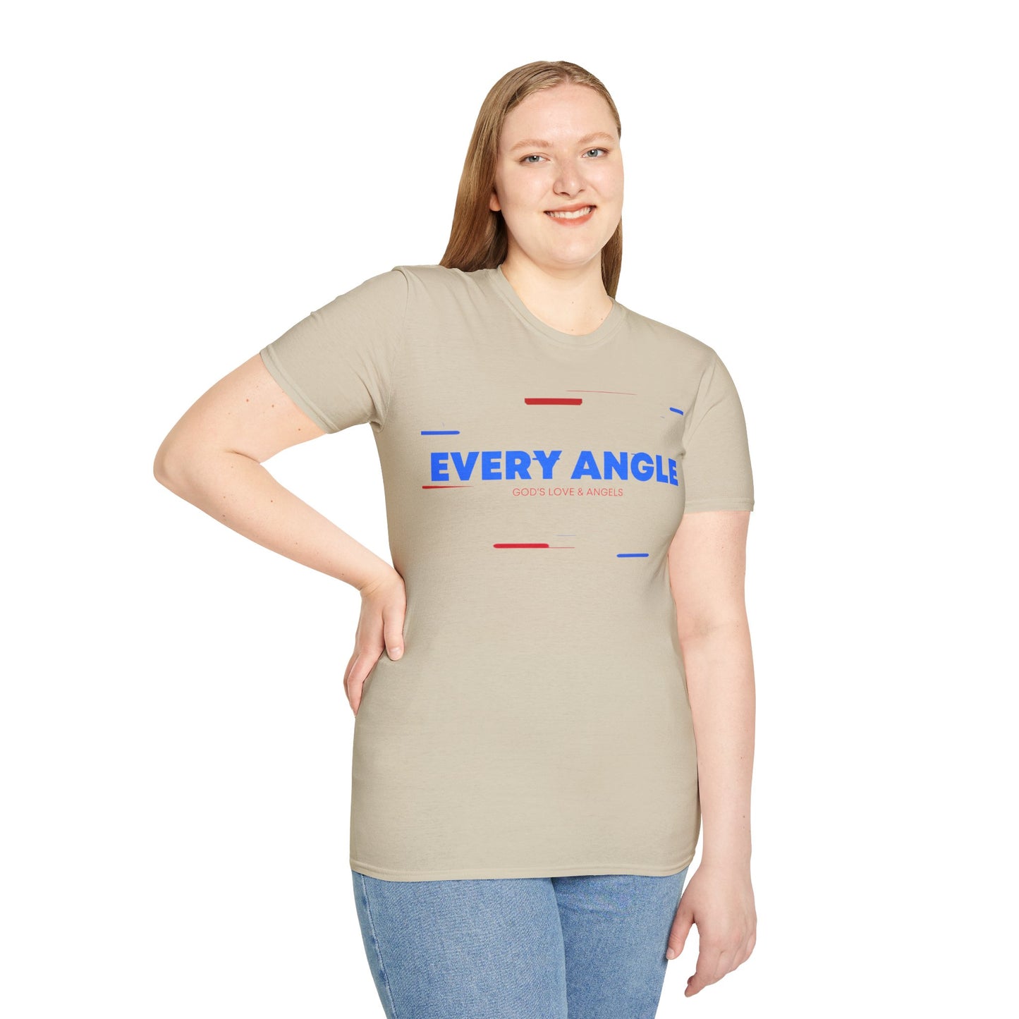 Every Angle God's Love and Angels Unisex Softstyle T-Shirt