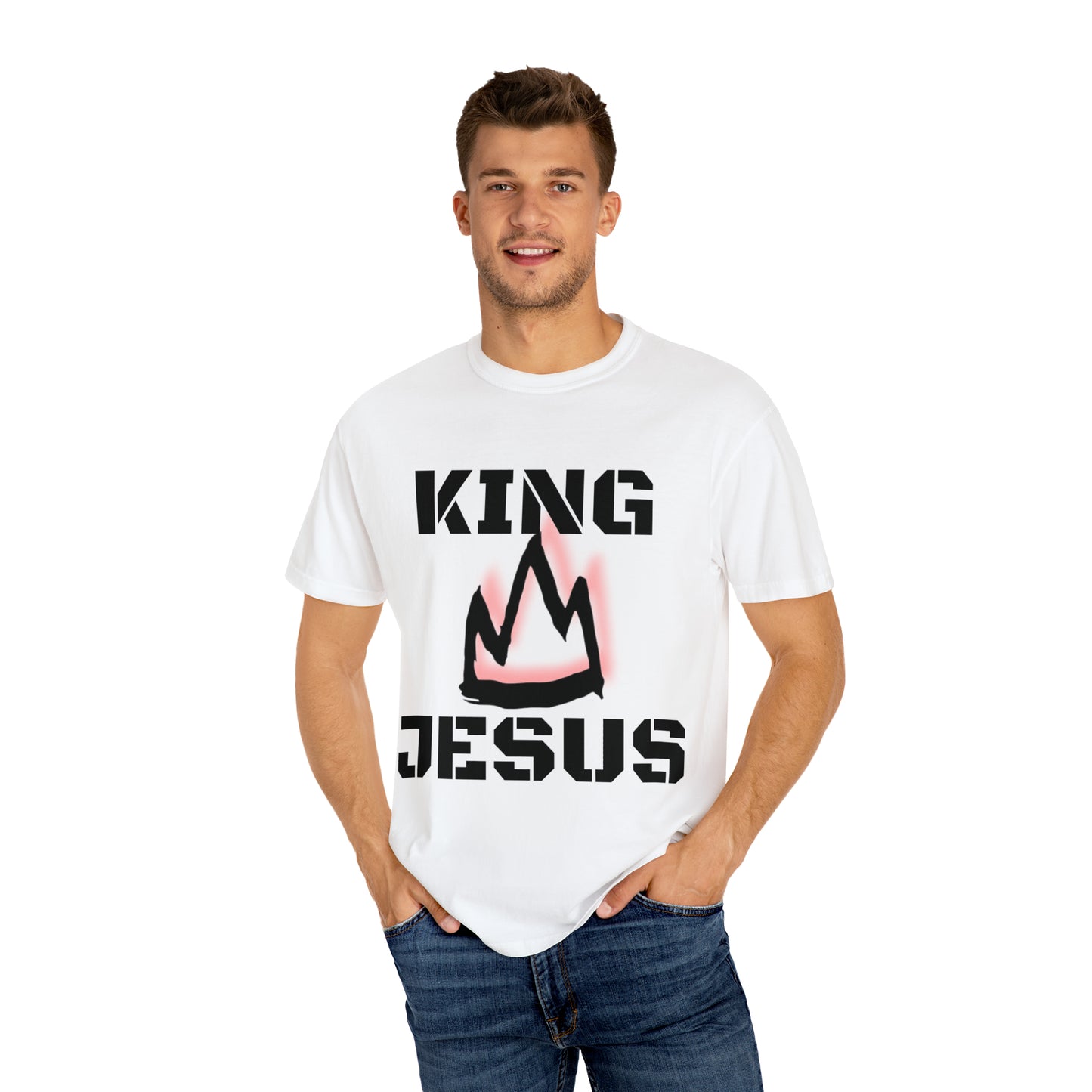 King Jesus Unisex Garment-Dyed T-shirt