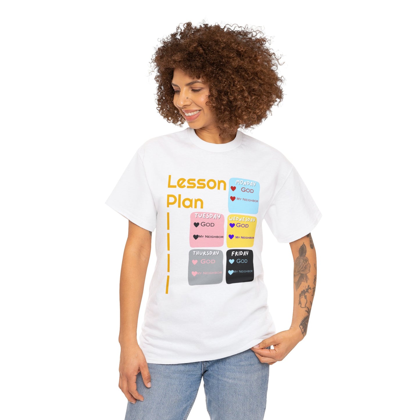 Lesson Plan Unisex Heavy Cotton Tee