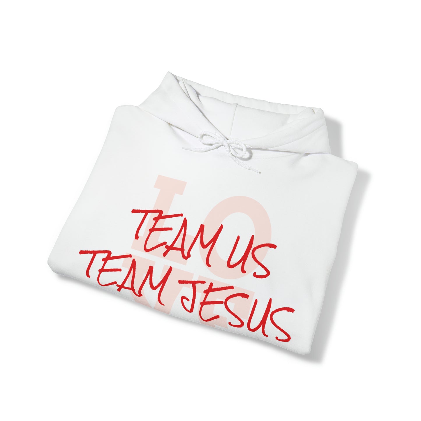 Team Us Team Jesus Unisex Heavy Blend™ Hooded Sweatshirt