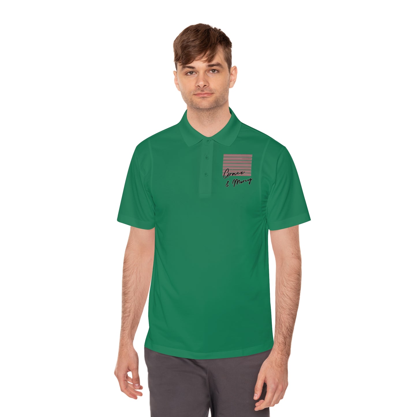 Grace & Mercy Men's Sport Polo Shirt