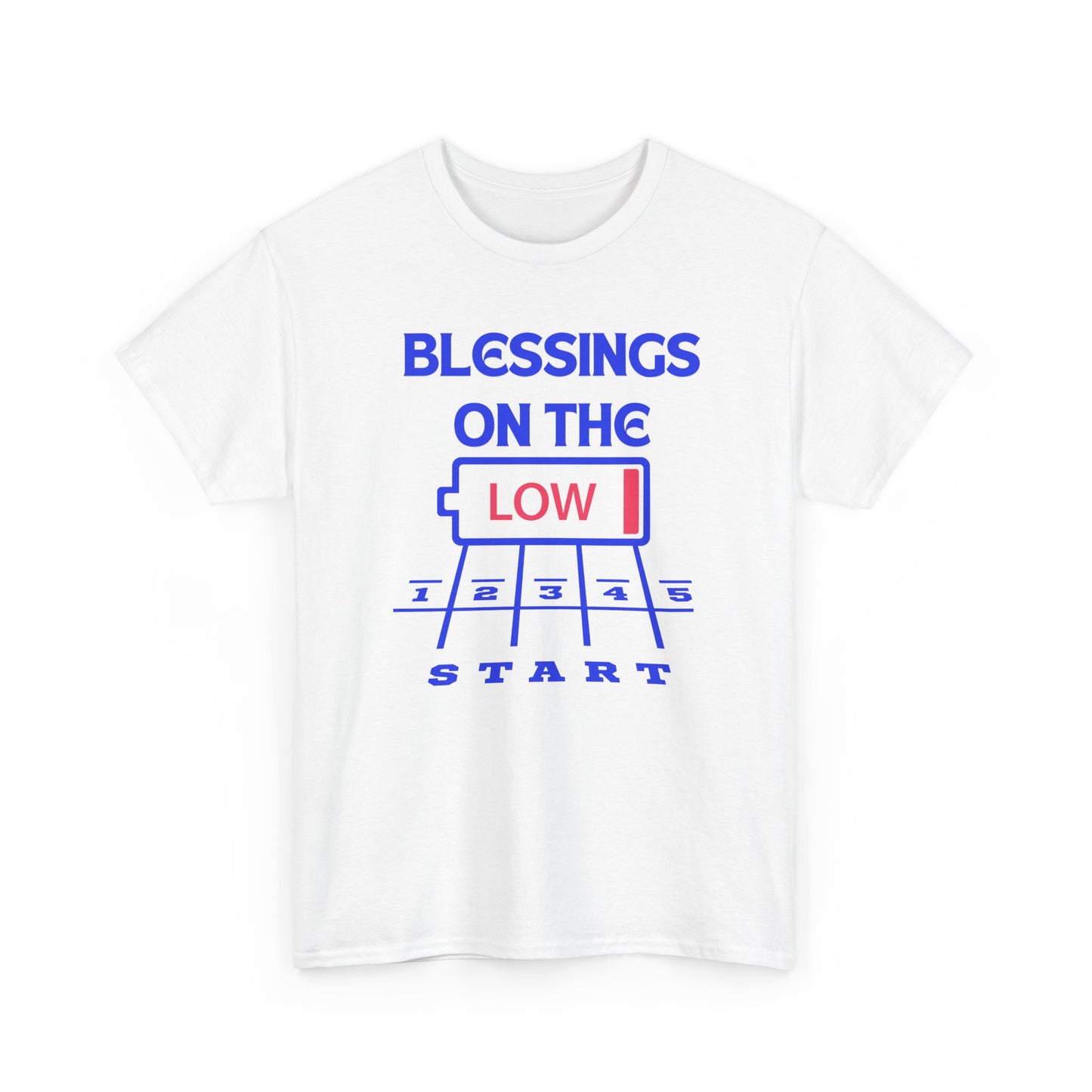 Blessings on The Low Unisex Heavy Cotton Tee