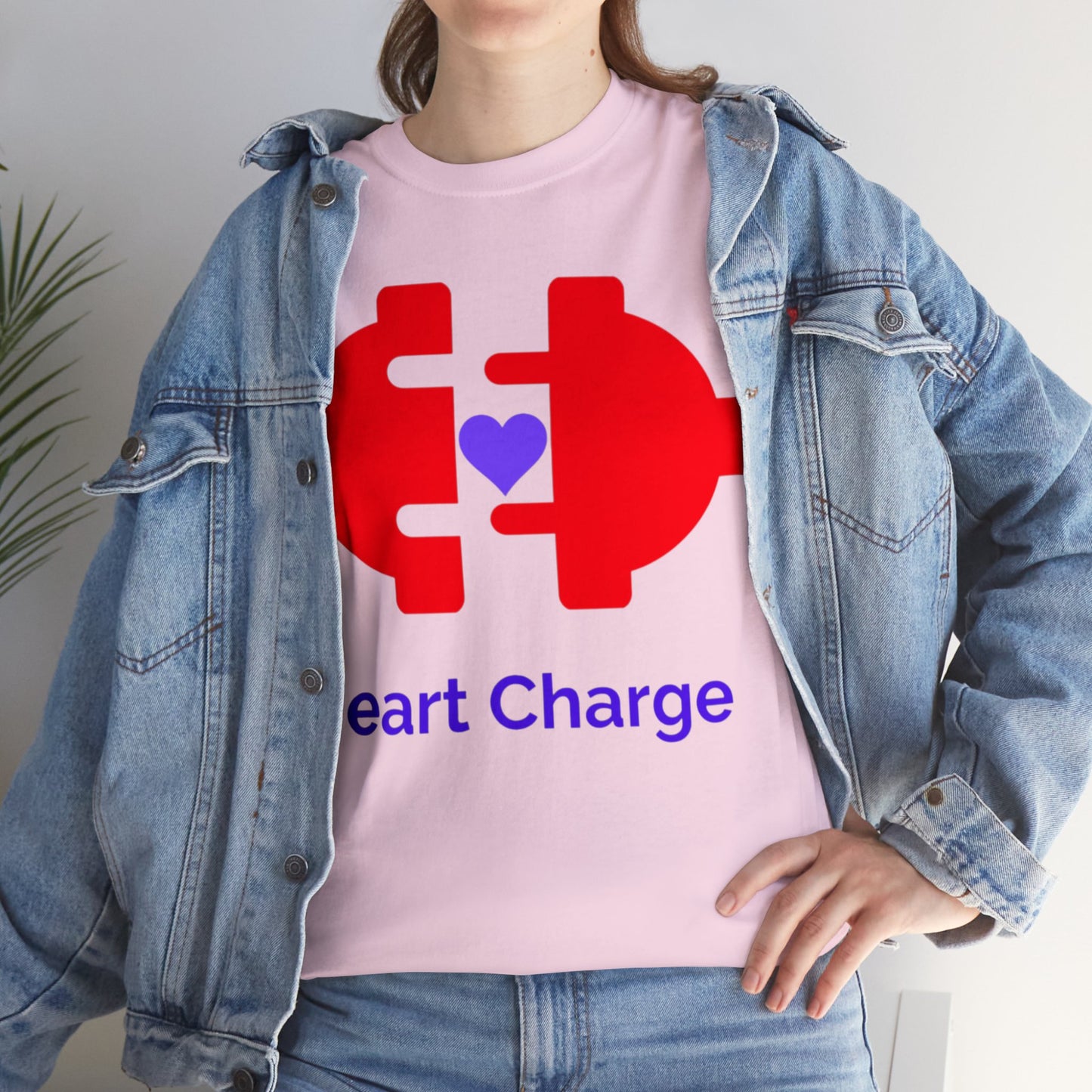 Heart Charge Unisex Heavy Cotton Tee