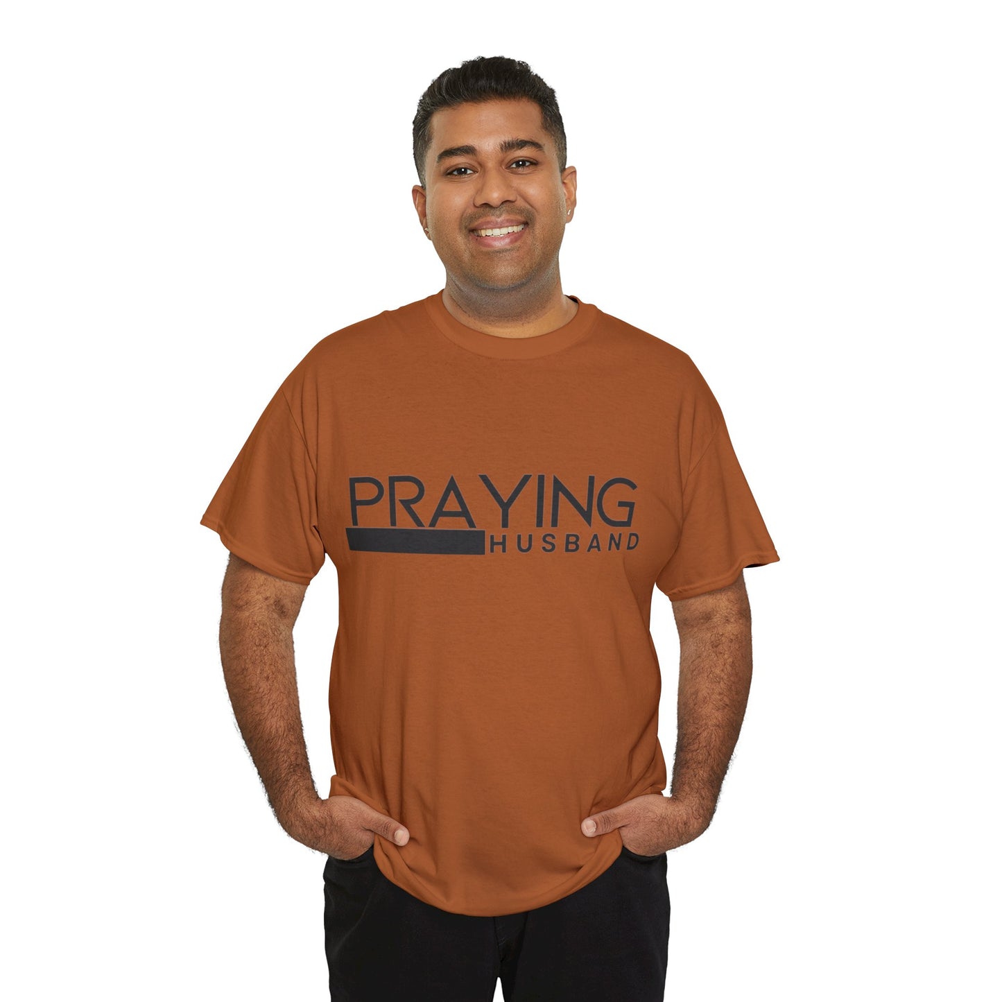 Praying Husband Unisex Heavy Cotton Tee