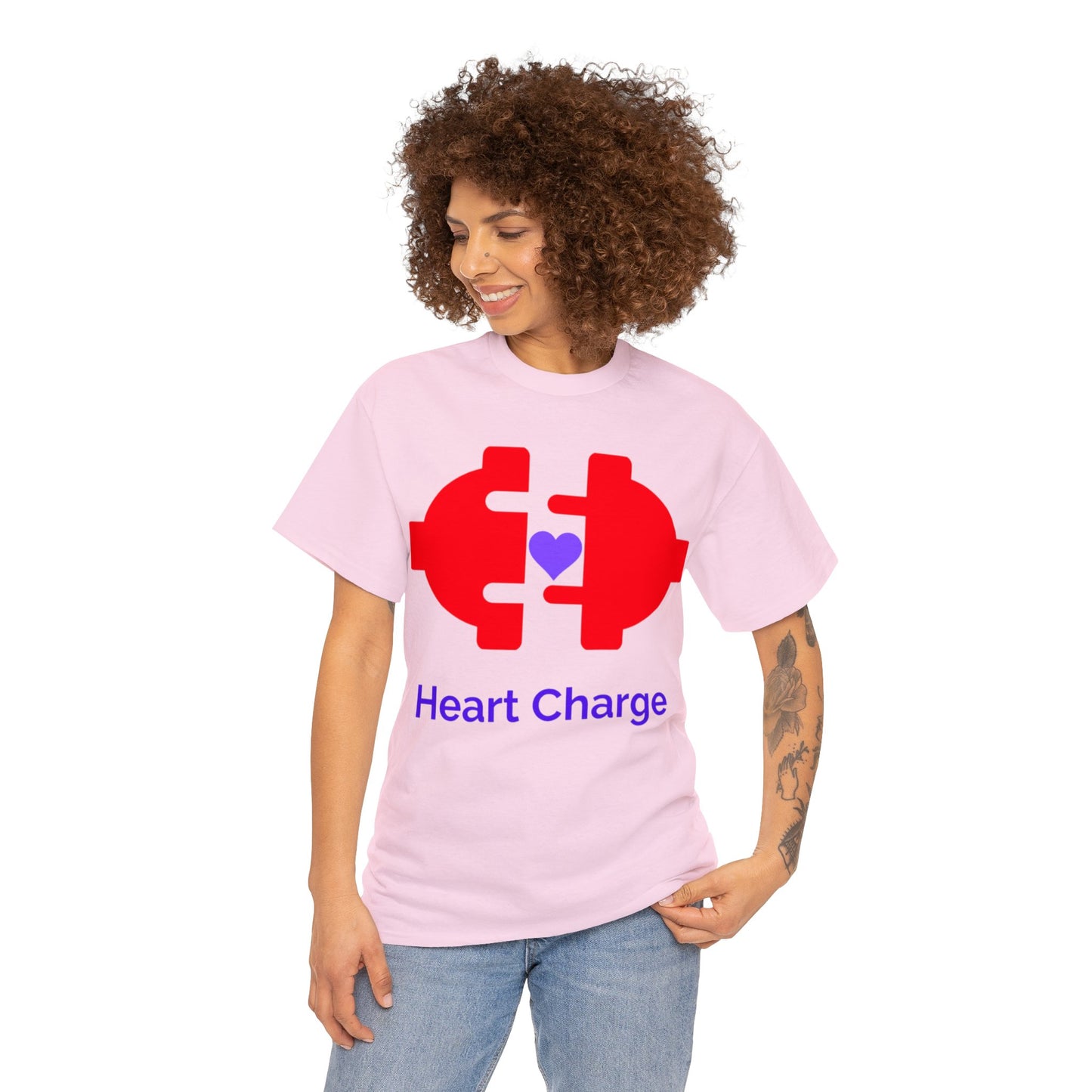 Heart Charge Unisex Heavy Cotton Tee