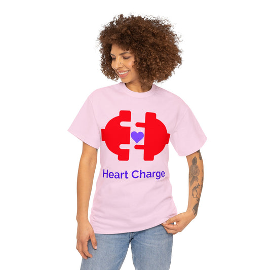 Heart Charge Unisex Heavy Cotton Tee