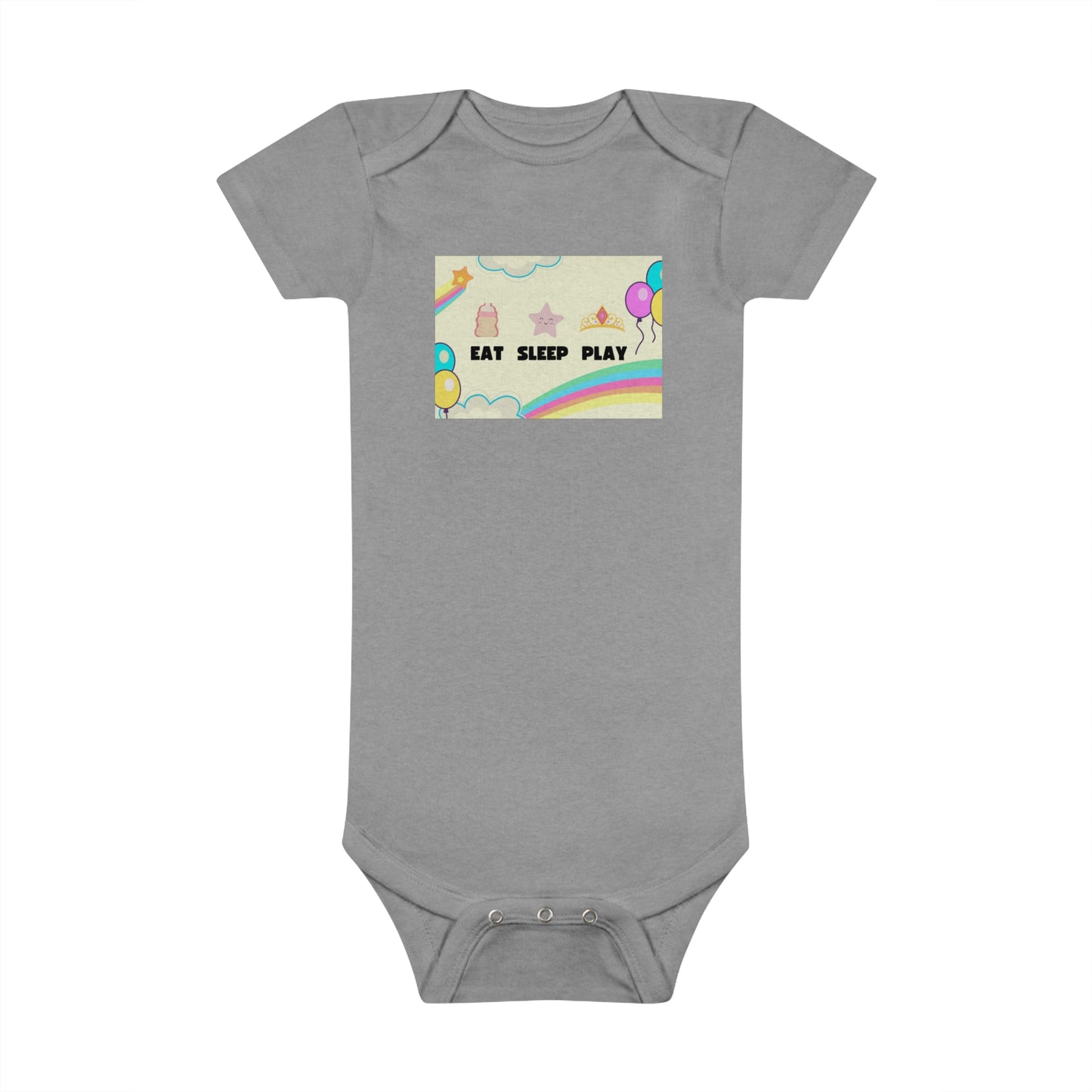 Eat Sleep Play Baby Short Sleeve Onesie®