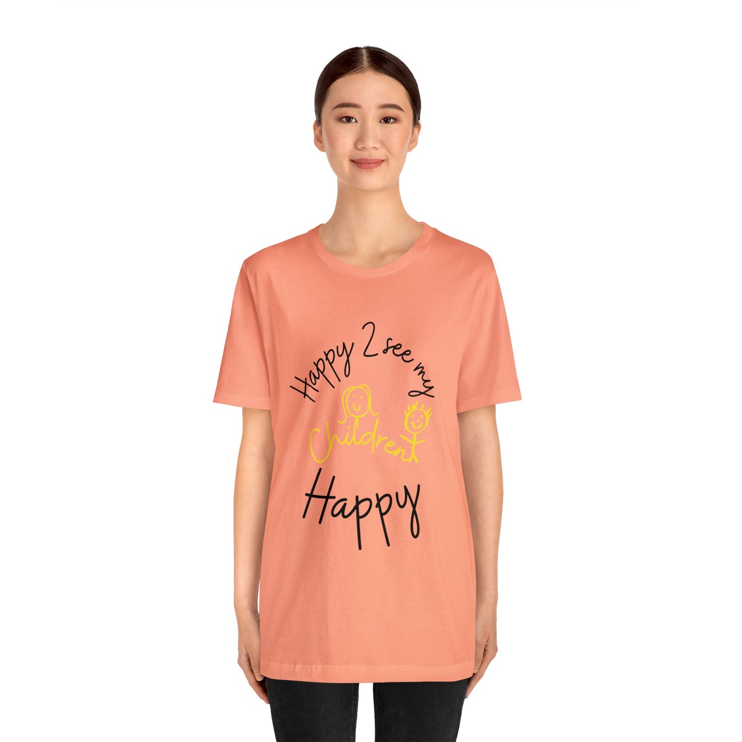 Happy Unisex Jersey Short Sleeve Tee