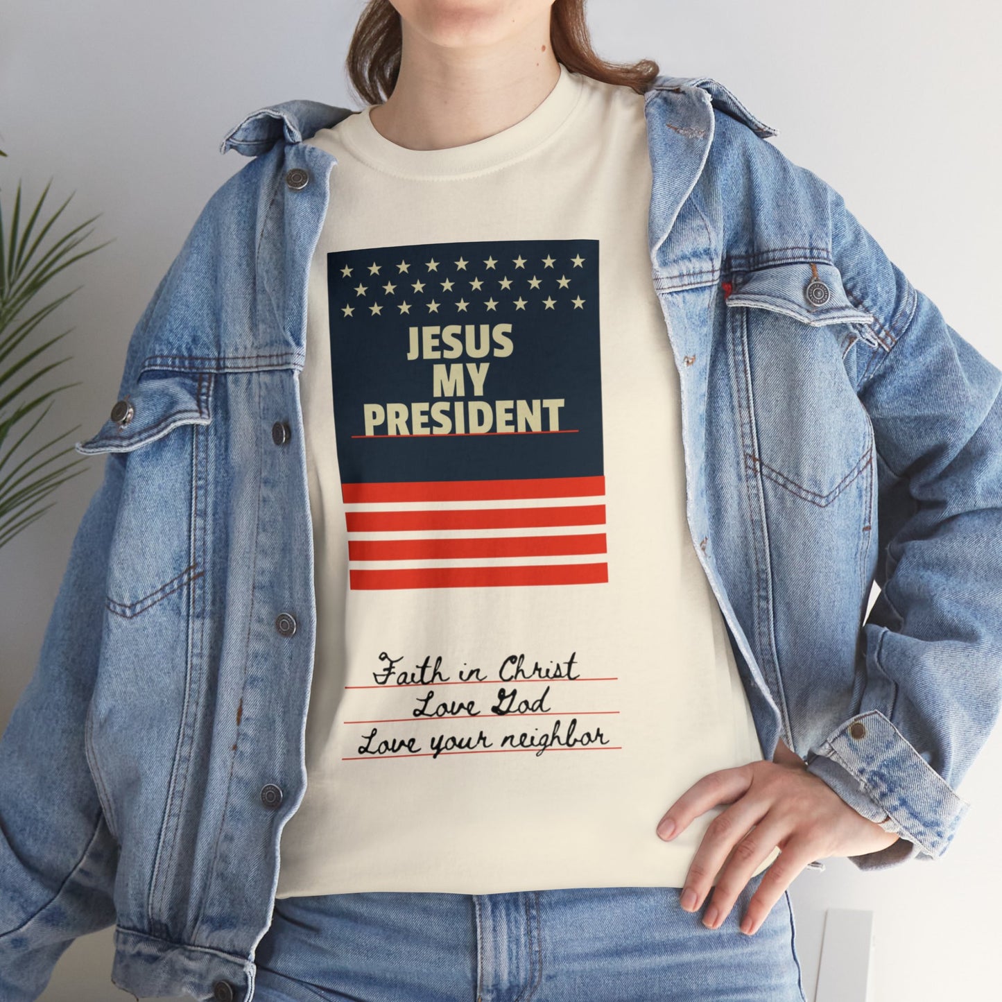 Jesus My President Tee: Affordable Faithwear for All