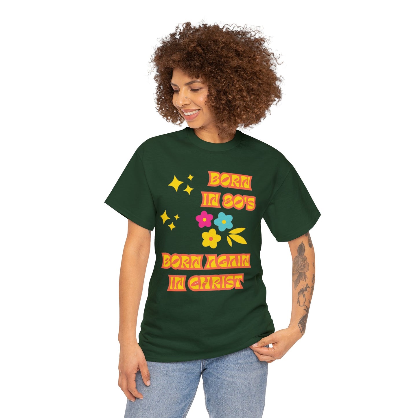 Born Again Unisex Heavy Cotton Tee