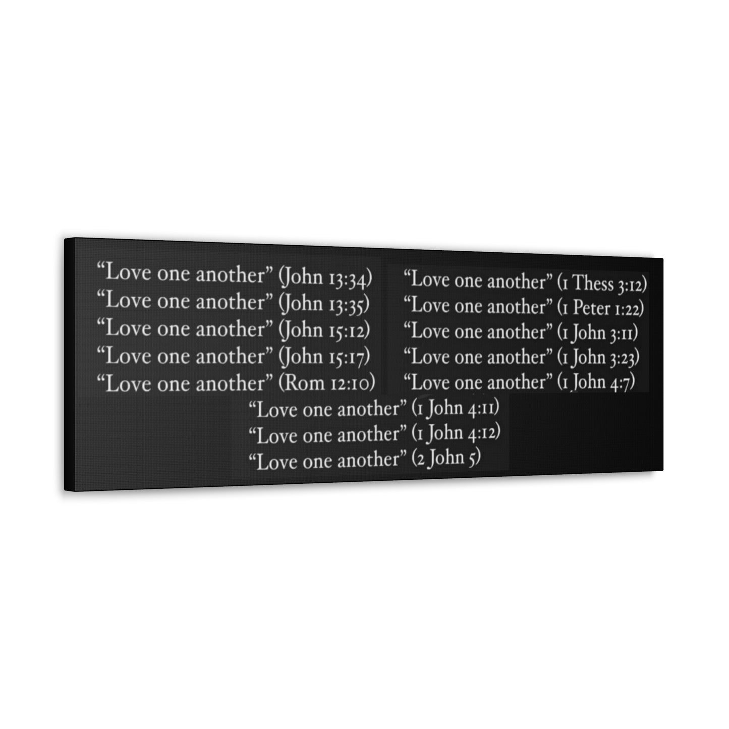 Love One Another Canvas Gallery Wraps