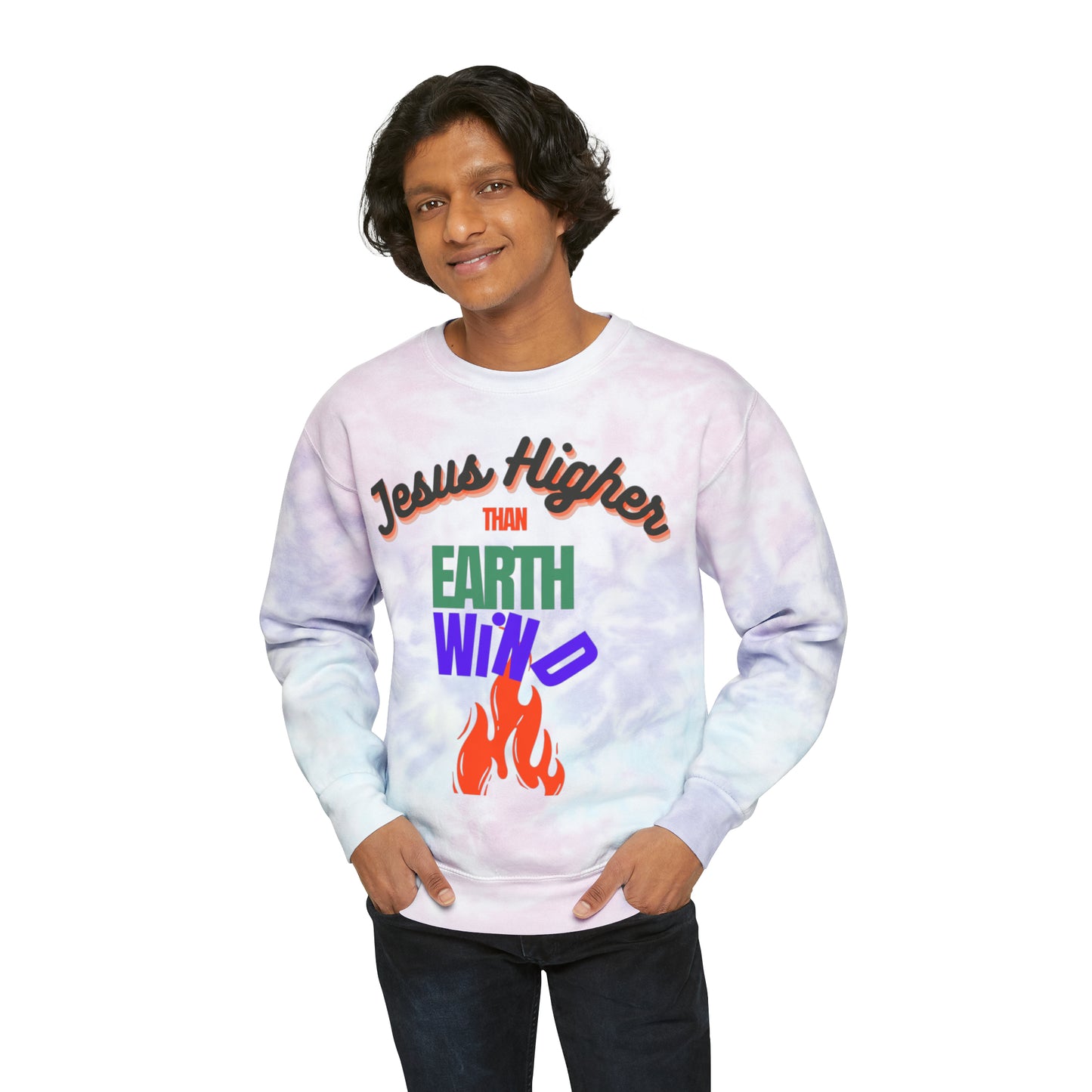 Earth Wind & Fire Unisex Tie-Dye Sweatshirt