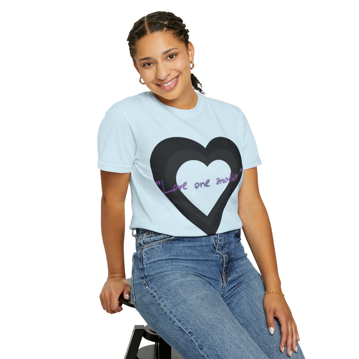 Love One Another Unisex Garment-Dyed T-shirt