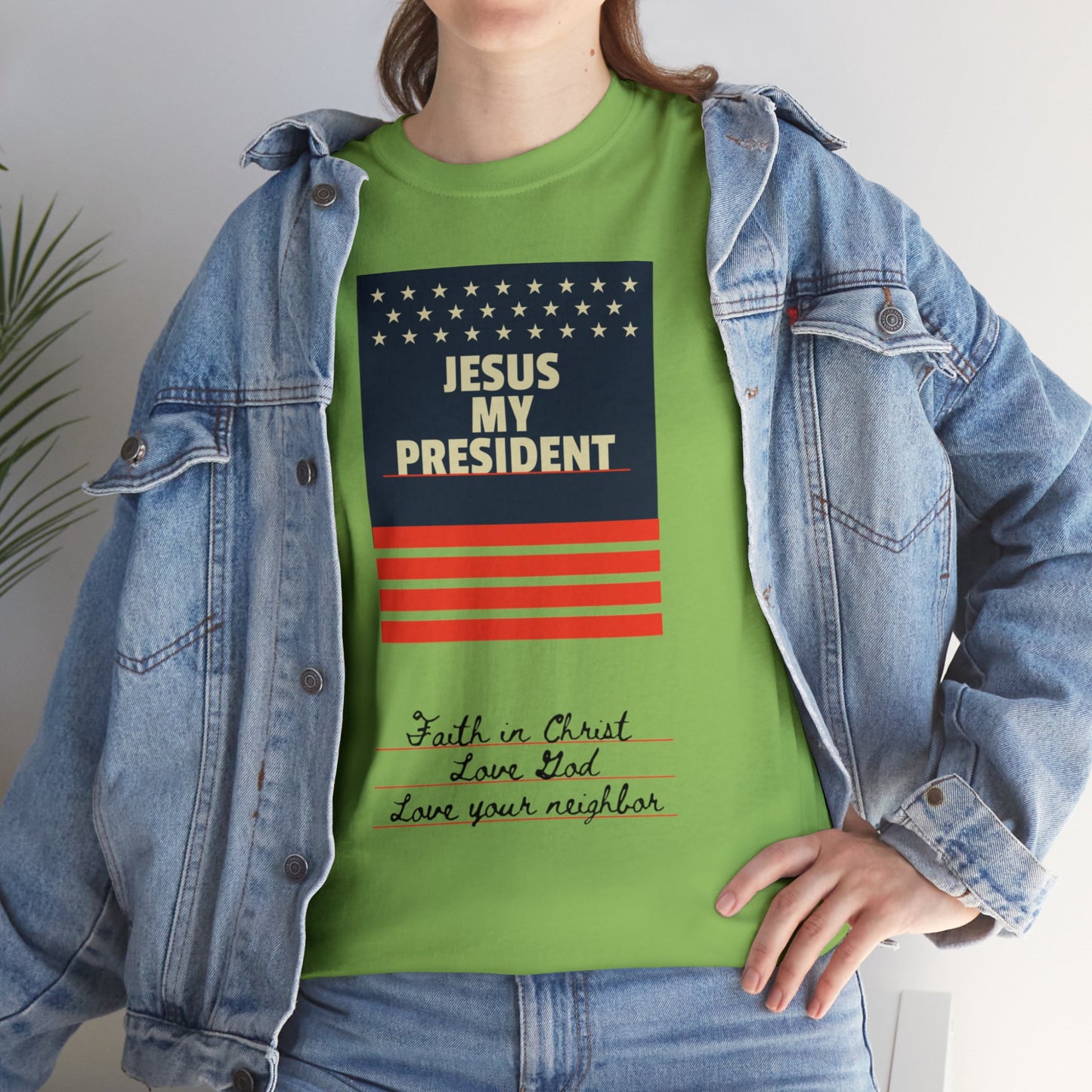 Jesus My President Tee: Affordable Faithwear for All