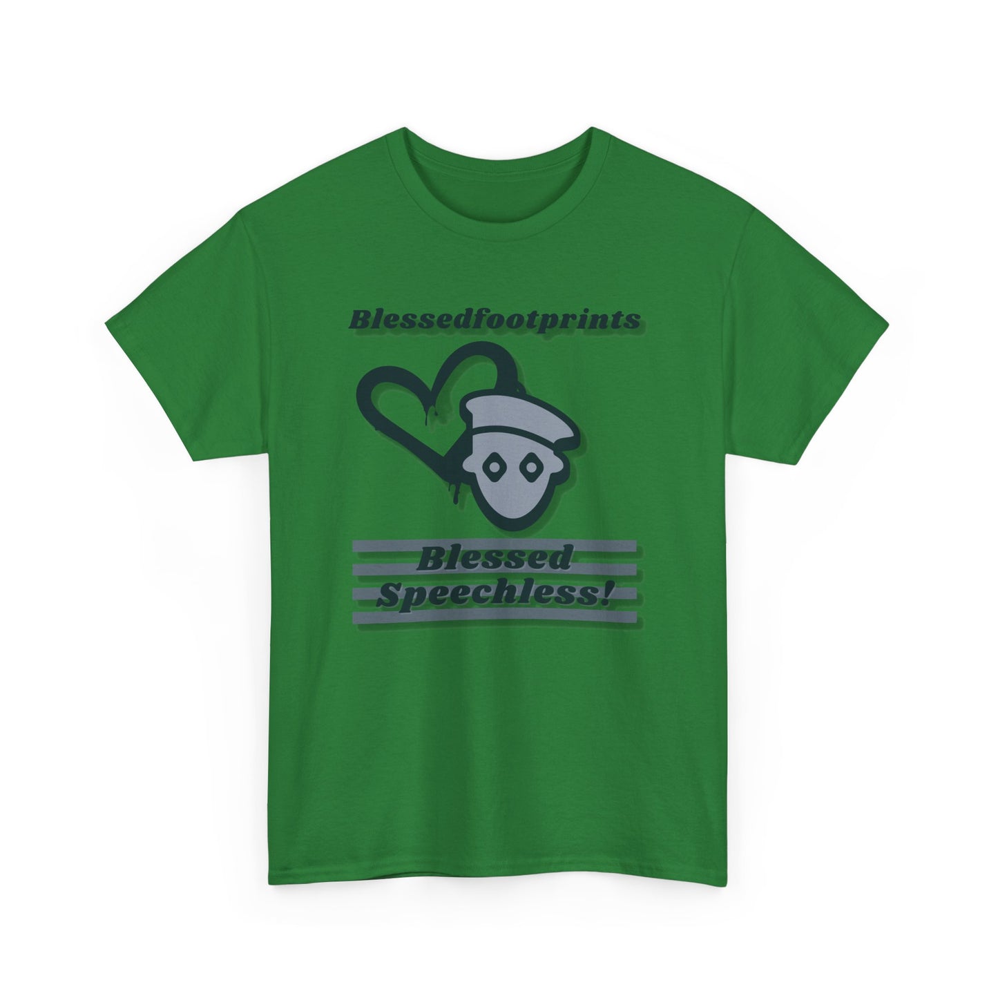 Blessedfootprints Collection Speechless Unisex Heavy Cotton Tee