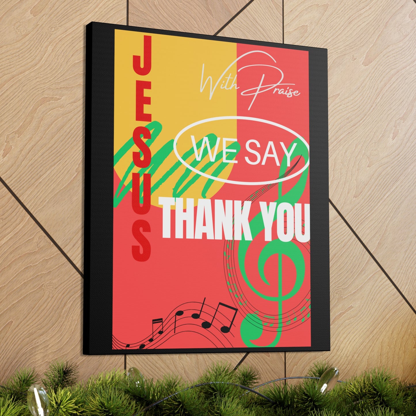 Thank You Jesus Canvas Gallery Wraps