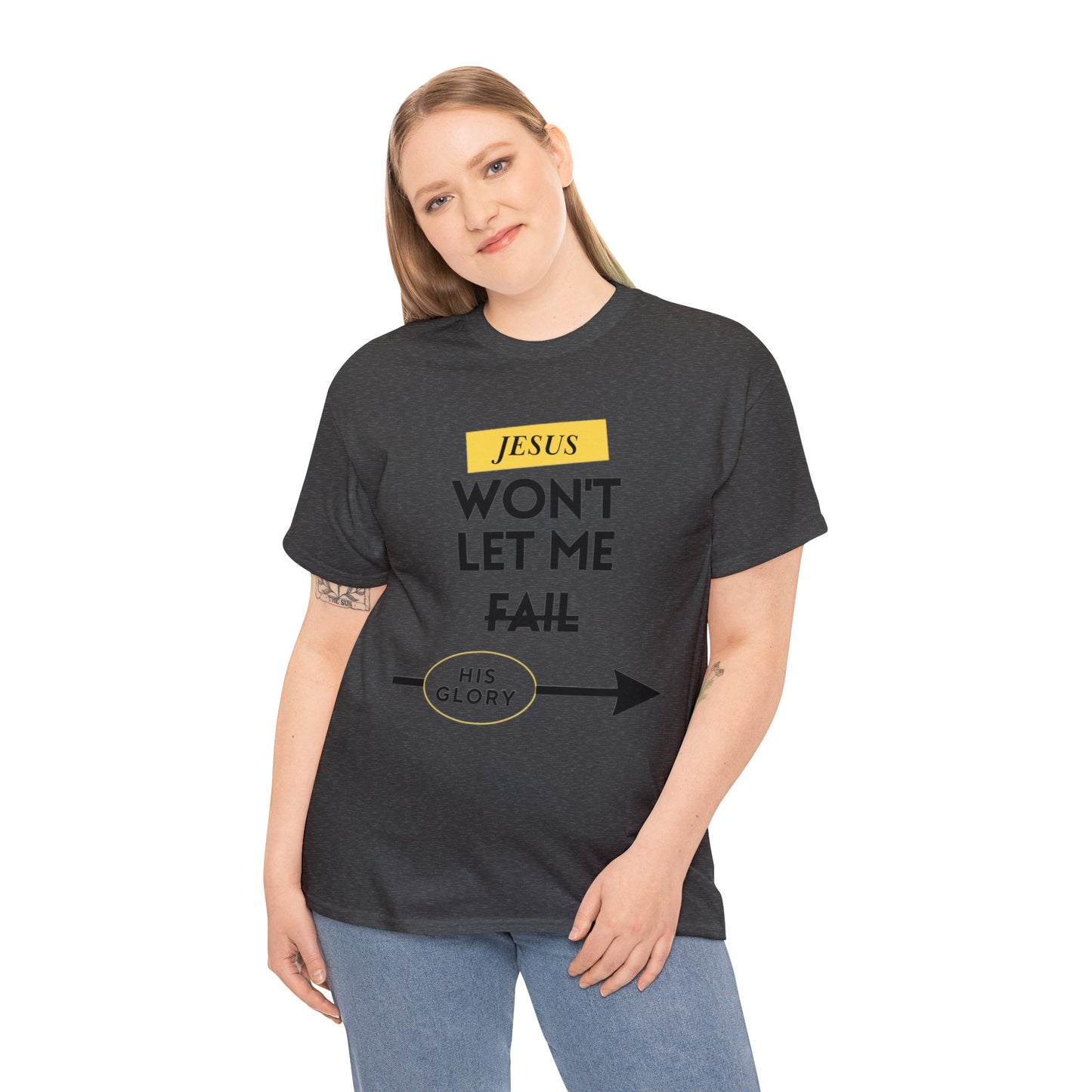 Jesus Won't Let Me Fail  Short-Sleeve T-Shirt