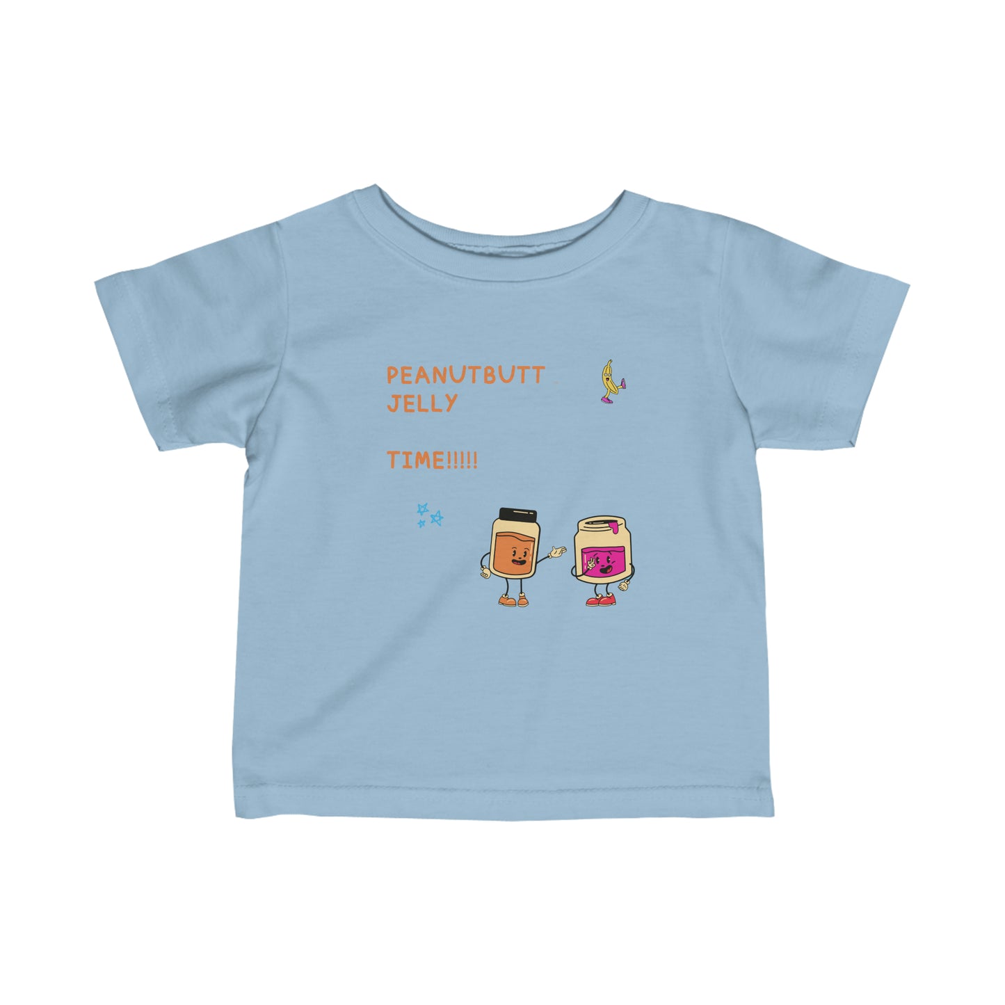 Peanut Butter Jelly Time Infant Fine Jersey Tee