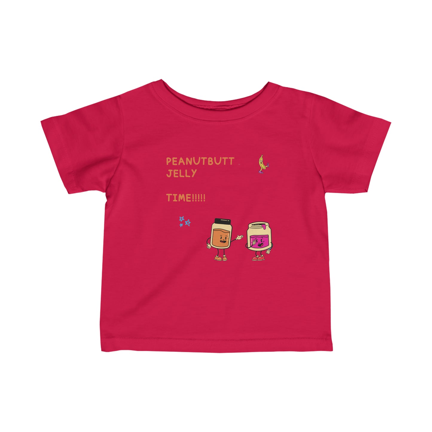 Peanut Butter Jelly Time Infant Fine Jersey Tee