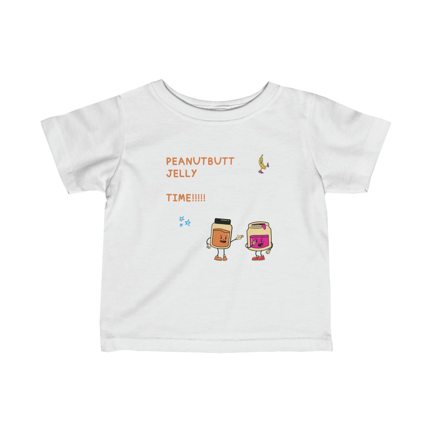 Peanut Butter Jelly Time Infant Fine Jersey Tee