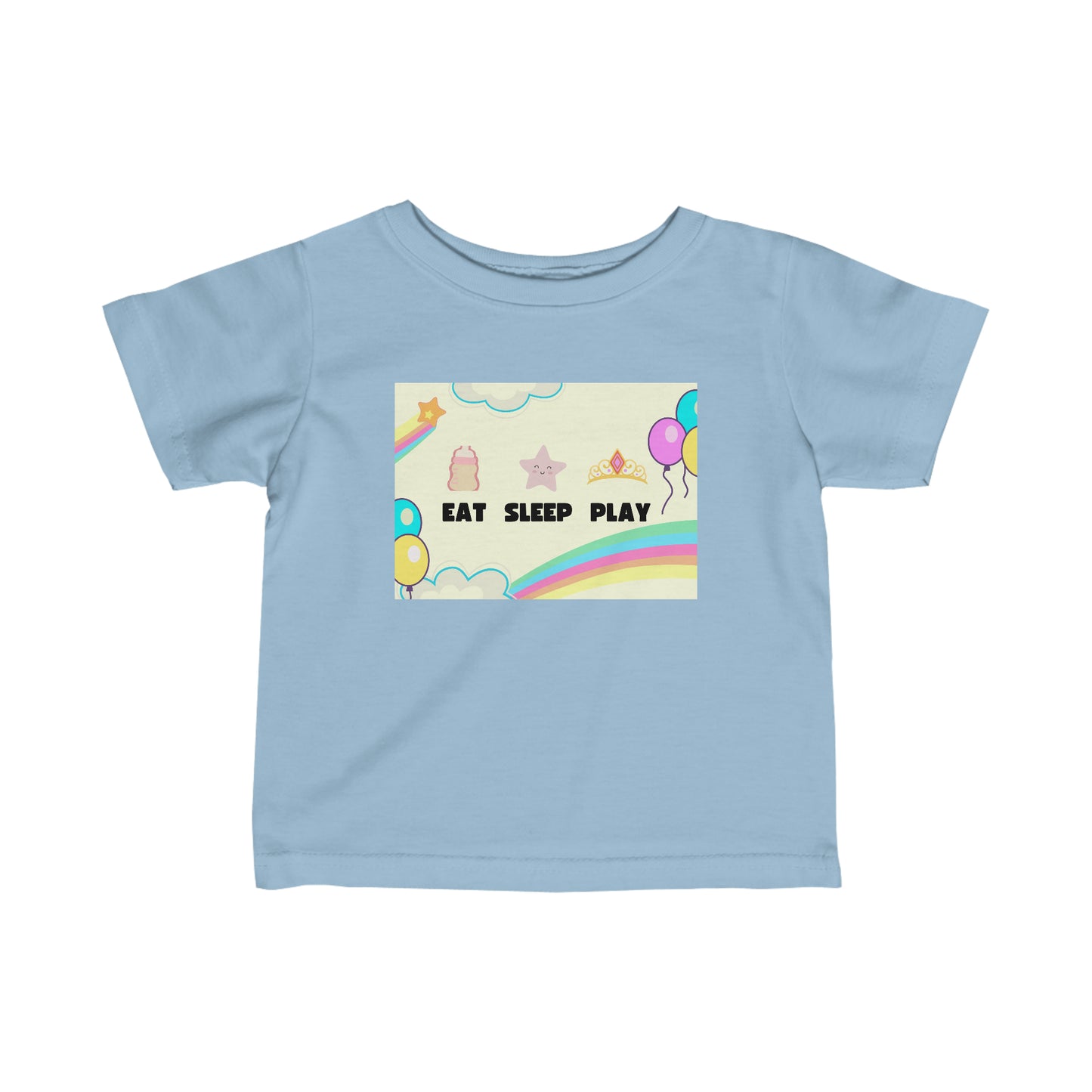 Eat Sleep Play Infant Fine Jersey Tee