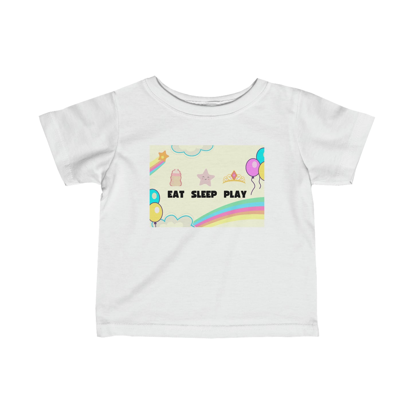 Eat Sleep Play Infant Fine Jersey Tee