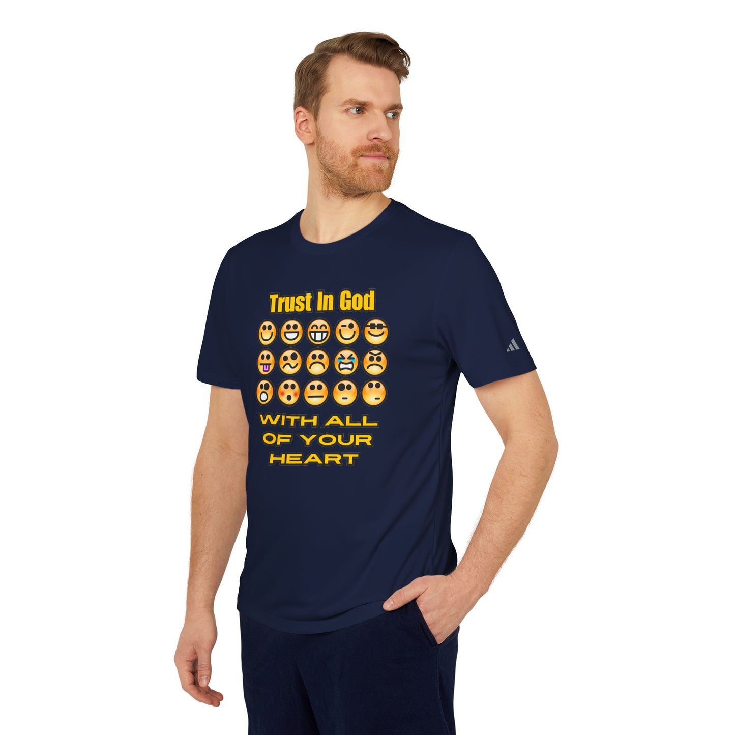 Trust in God Emoji Expression Unisex Tee