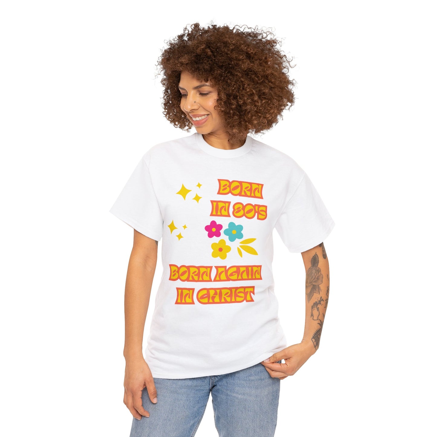 Born Again Unisex Heavy Cotton Tee