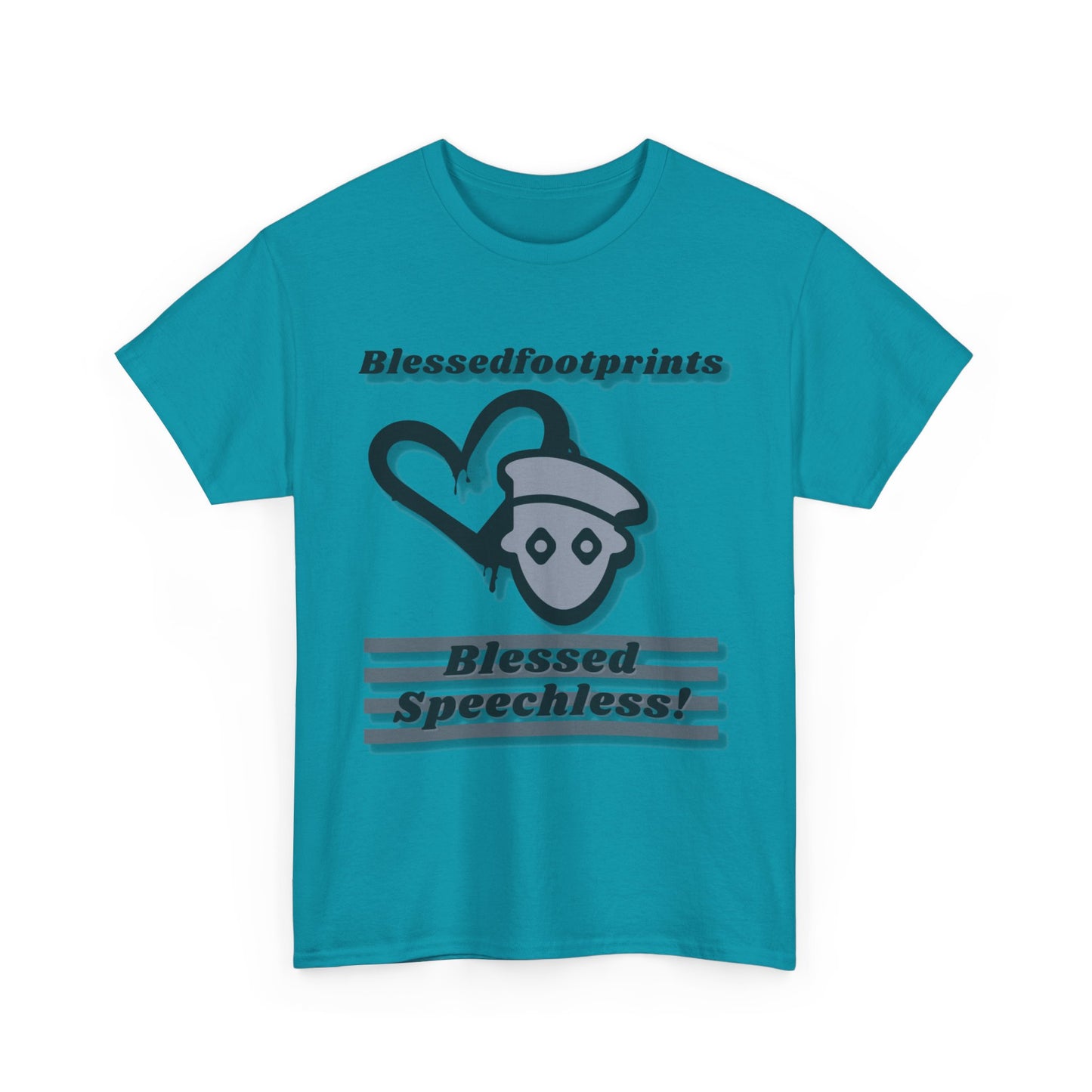 Blessedfootprints Collection Speechless Unisex Heavy Cotton Tee