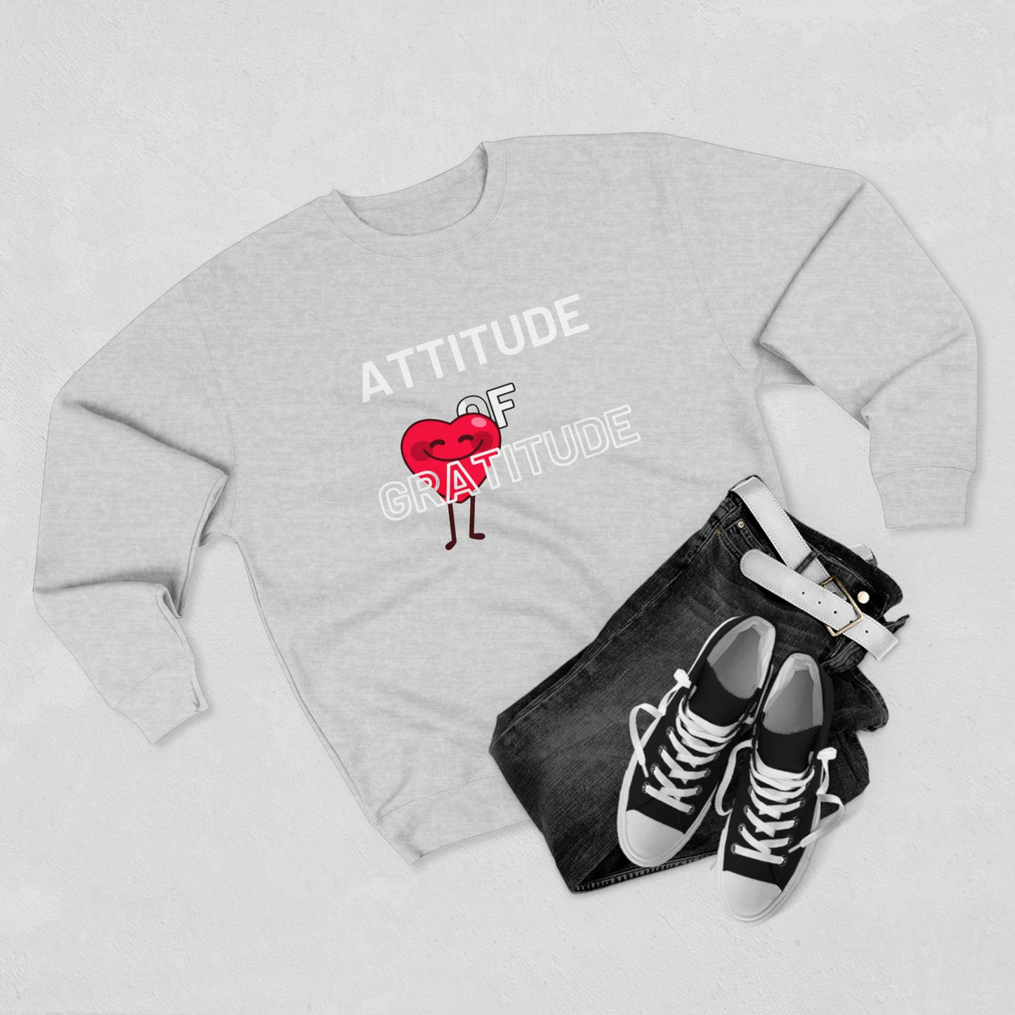 Attitude of Gratitude Unisex Crewneck Sweatshirt