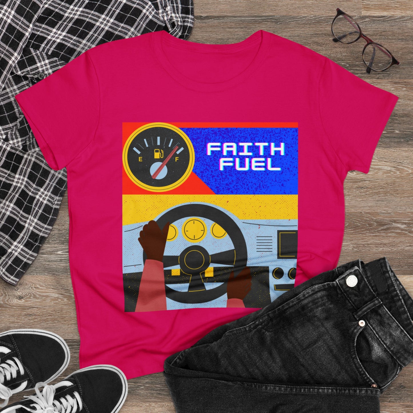 Faith Fuel Women's Midweight Cotton Tee