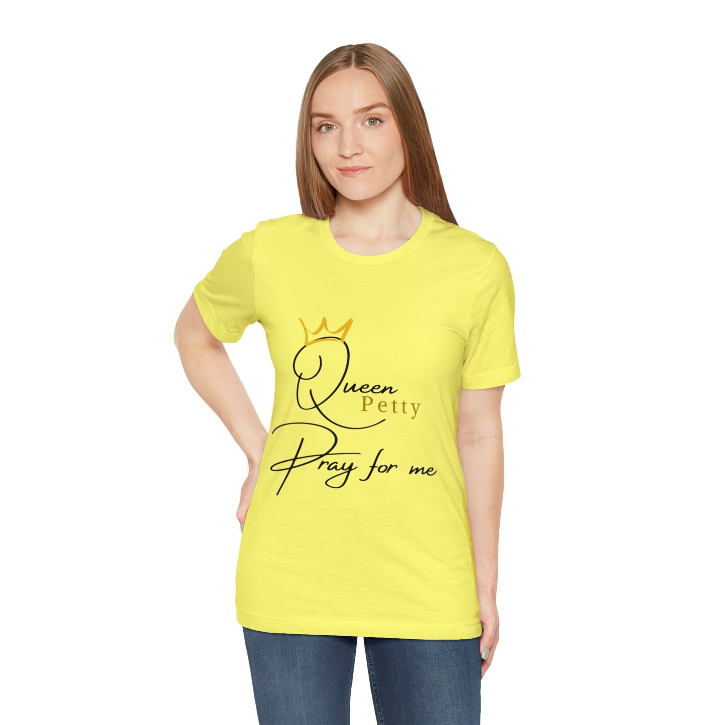 Pray for Queen Petty Unisex Jersey Short Sleeve Tee