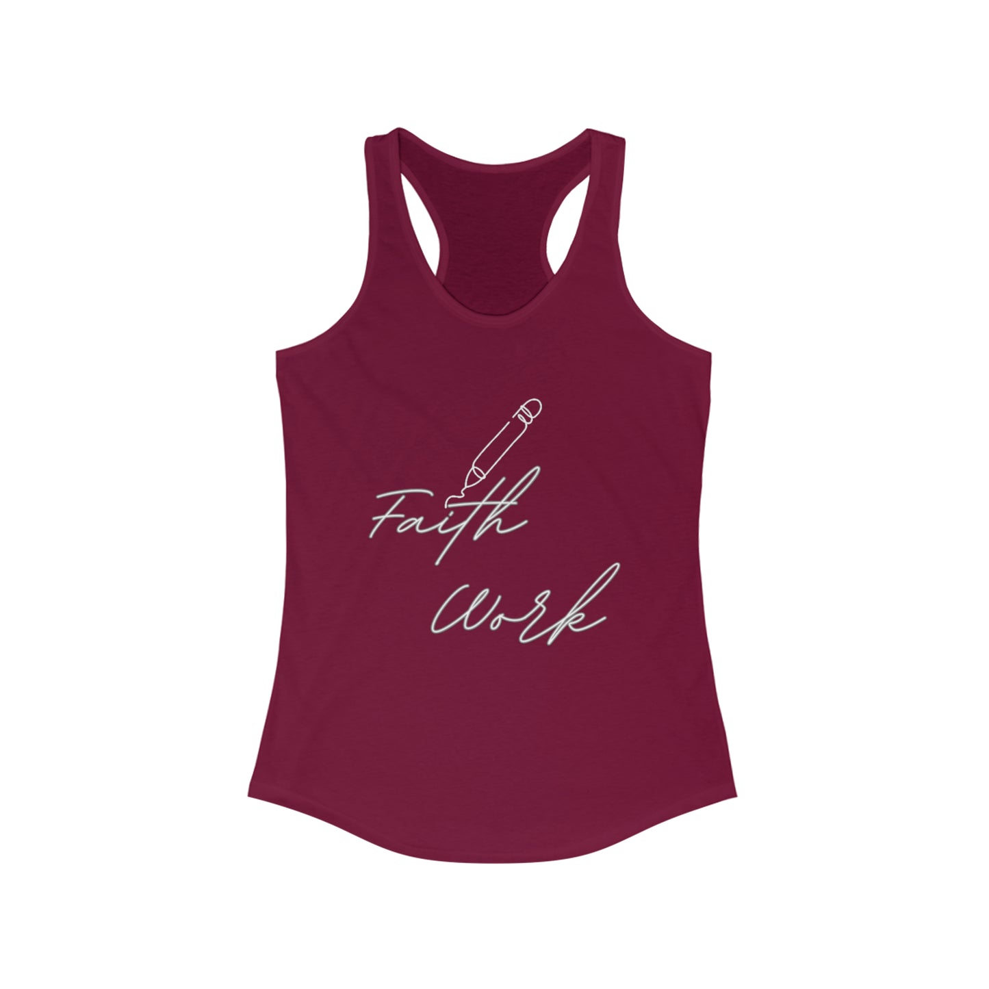 Faith Work Women's Ideal Racerback Tank