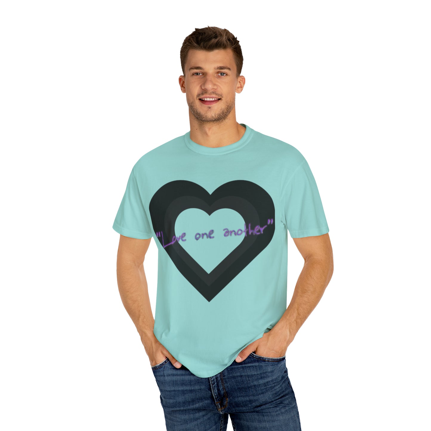 Love One Another Unisex Garment-Dyed T-shirt