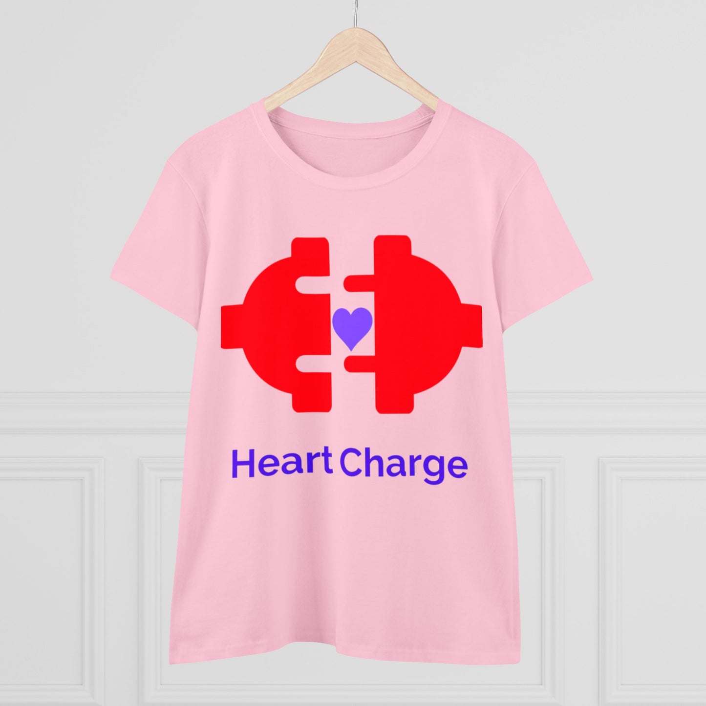 Heart Charge Women's Midweight Cotton Tee