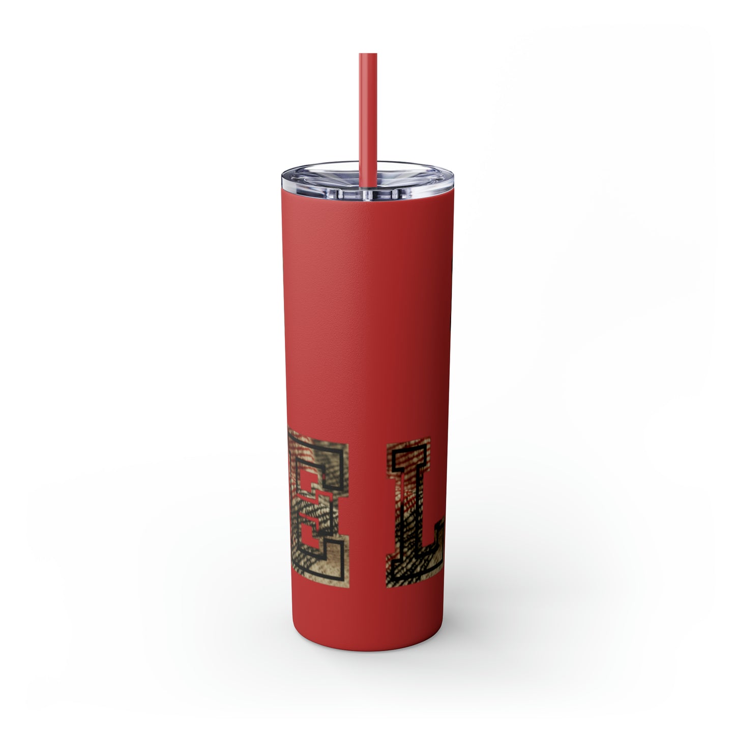 Faith in Love Skinny Tumbler with Straw, 20oz